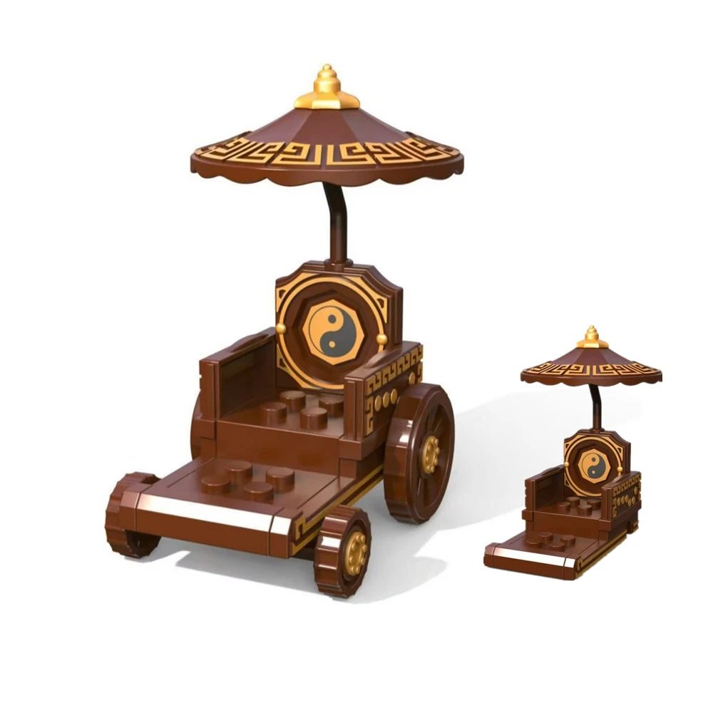 Ville créativité militaire médiévale Romance des trois royaumes siège accessoires blocs de construction briques modèle enfants jouets cadeau