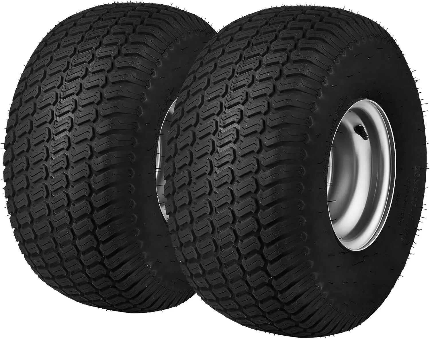 Lawn Mower Tires with Rim, 20x8-8