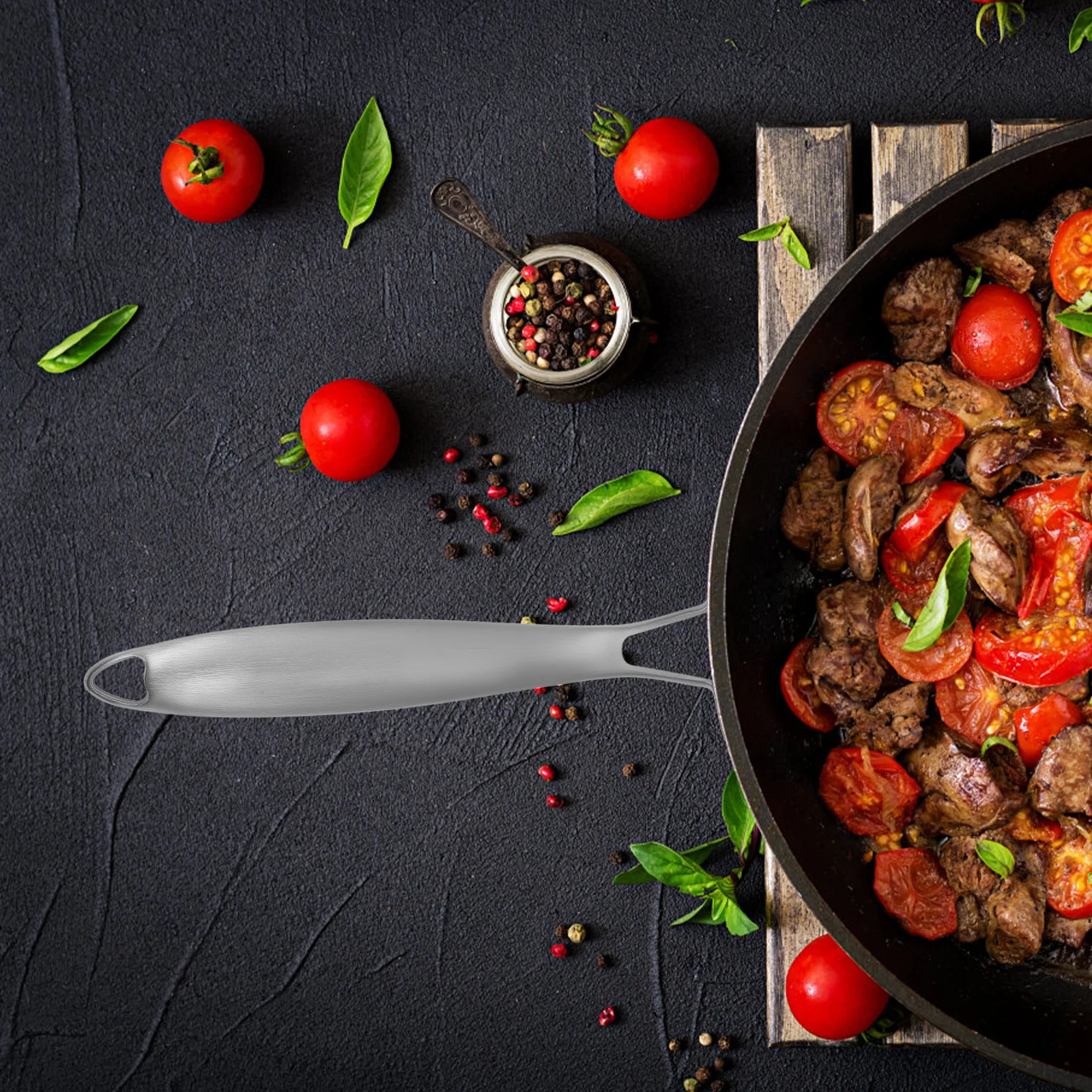 

Pot Handle Stainless Steel Anti-Slip Detachable For Frying Pan Wok Milk Pot Heat-Resistant Replacement Cookware Parts