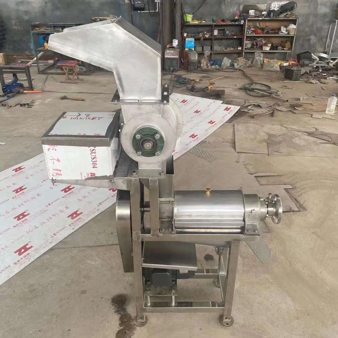 Commercial Ginger Juicer Extractor Fresh Orange Juice Machine Orange Mango Cold Press apple Juice Spiral Juicing Machine