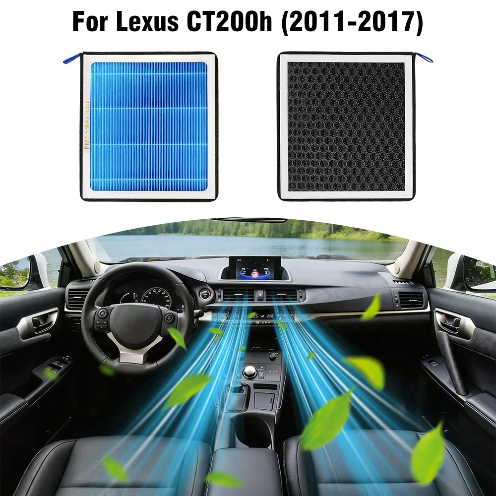 CF10285 Cabin Air Filter for Lexus CT200h 2011 2012 2013 2014 2015 2016 2017 with Activated Carbon Replacement Air Filters