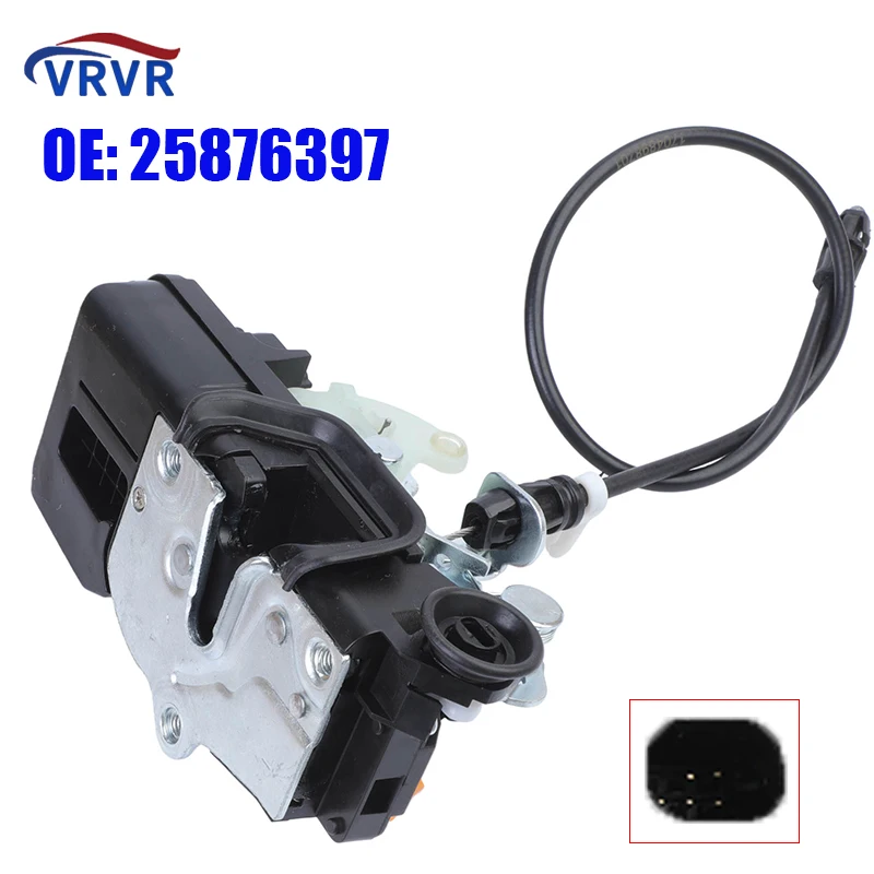 VRVR  25876397 Rear Left Door Lock Actuator For Chevrolet Silverado 1500 2500 HD 3500 HD