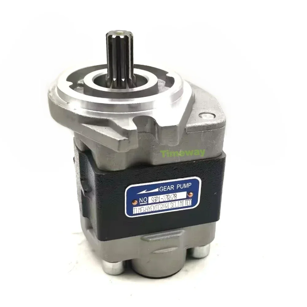 SGP1 Hydraulic Gear Pump SGP1-27L678 SGP1-27R678 Forklift Hydraulic Pump Shaft φ17mm 10Teeth Mounting Spigot φ 82mm