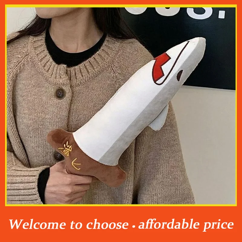 

[]1Pcs new Shark Arm Design Stuffed Animal Soft Toy Shark Sculpture Plush Toy Pendant Cute Birthday Gift For Boyfriend