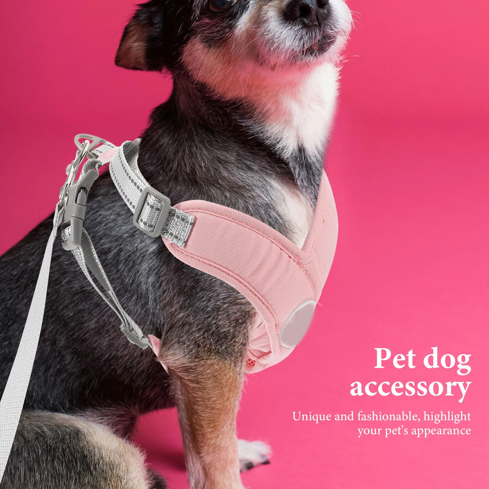 

1Set Adjustable Reflective Dog Harness Comfortable Lightweight Pet Vest for Puppy Large Small Dogs Durable Walking Accessory