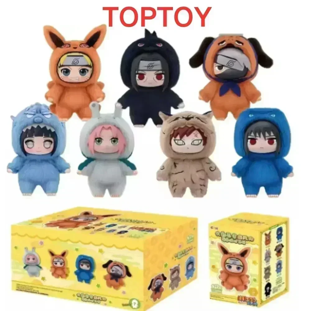 Nuova scatola cieca EAKI Naruto Shippuden Party Series Peluche ripiene fatto a mano Ornamento Collezione di giocattoli Regalo Regalo di compleanno
