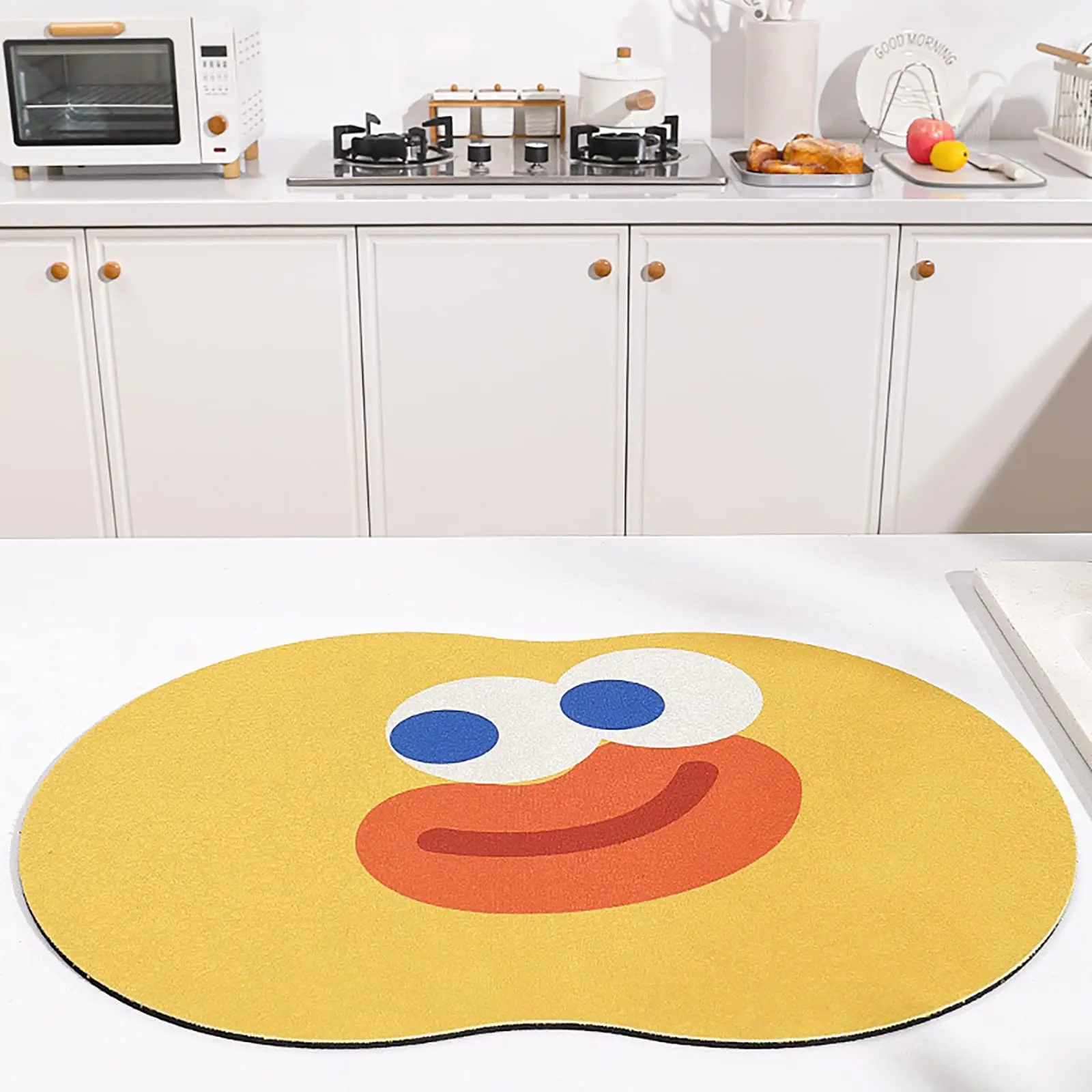 

Dish Drying Mat for Kitchen Counter Rapid Absorption Soft Coffee Bar Mat Dishes Dish Rack Mat