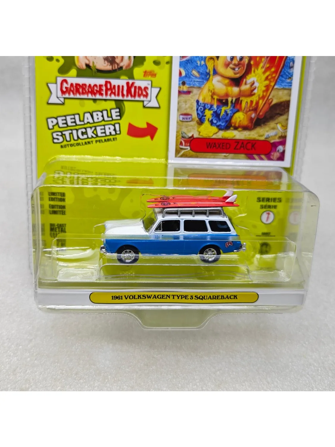 

1:64 мусорный бак, детская серия, 7-вощенный Zack-161 Volkswagen T3 Squareback, расширенная коллекция, орнамент, модели автомобилей