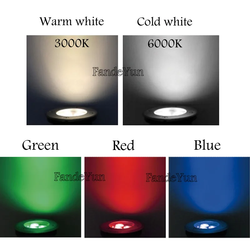 Wodoodporna lampa ogrodowa LED podziemna 3W 6W 10W 14W 18W zewnętrzna zakopana ścieżka ogrodowa punktowe wpuszczane oświetlenie wewnętrzne 220V DC12V