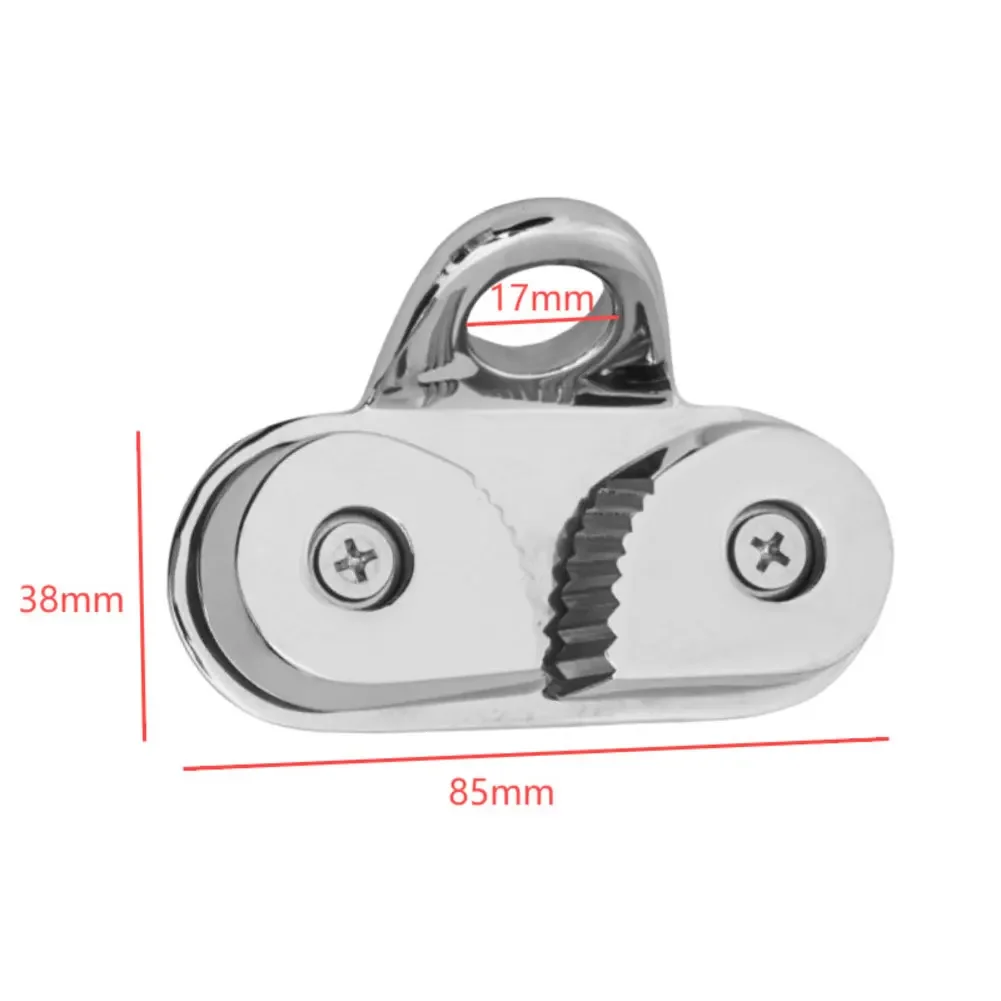316 Stainless Steel Proof Rope Cam Cleats Rope Clamp For Steel Wire Ropes Marine Rope Tension Buffer Clips Boat Part