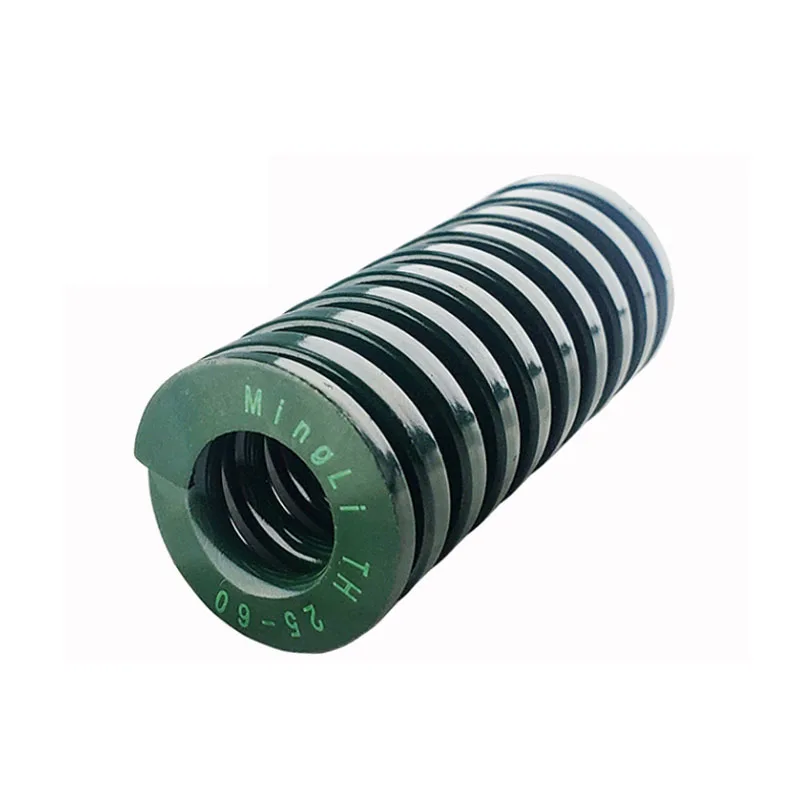 Green Die Mold Spring Compression Springs Heavy Load Alloy Steel OD 8 10 12 14 16 18 20 22 25 27 30 35 40mm Length 20mm-100mm