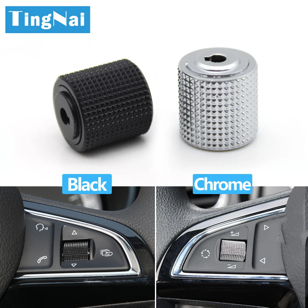 Car Steering Wheel Buttons Volume Adjustment Roller For Skoda Octavia Superb A7 Karoq Kodiaq Fabia Rapid Scala Citigo 5E0919719C