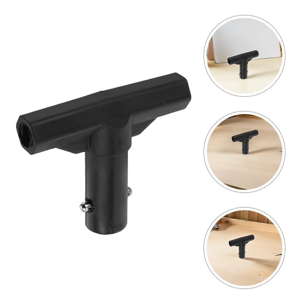 

4Pcs T-Shaped Trampoline Pole Connector Pipe Sleeve Plastic Replacement Covers for Pole End Caps Outdoor Trampoline Stability