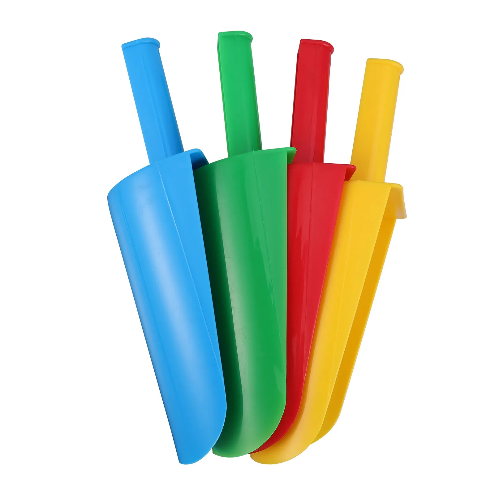 

4Pcs Kids Sand Shovel Short Handle Lightweight Scoop Beach Playing Sand Spade Summer Outdoor Fun Kids Beach Toys