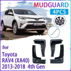 Car Mud Flaps for Toyota RAV4 RAV 4 XA40 40 2013~2018 2015 2016 2017 Mudguard Splash Guards Fender Mudflaps Auto Accessories
