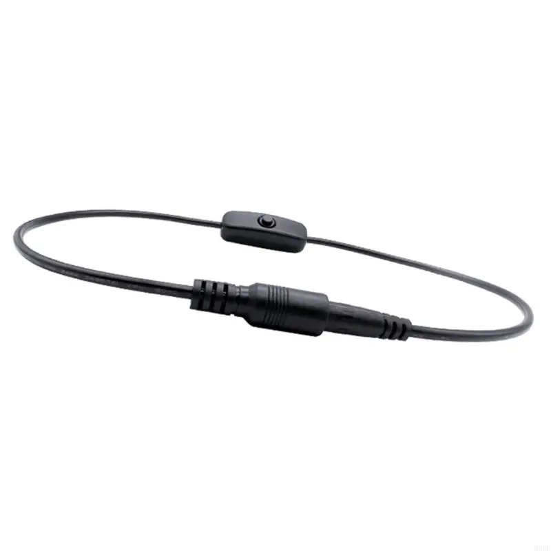 1.5M DC5521 Extension Cable With Toggle Switches For CCTV Cameras Displays 83CF