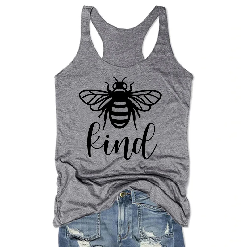 Bee Something Top Be Kind Be Positive Shirt Happiness Women Tops Cute Summer Fashion Clothing Pink Top