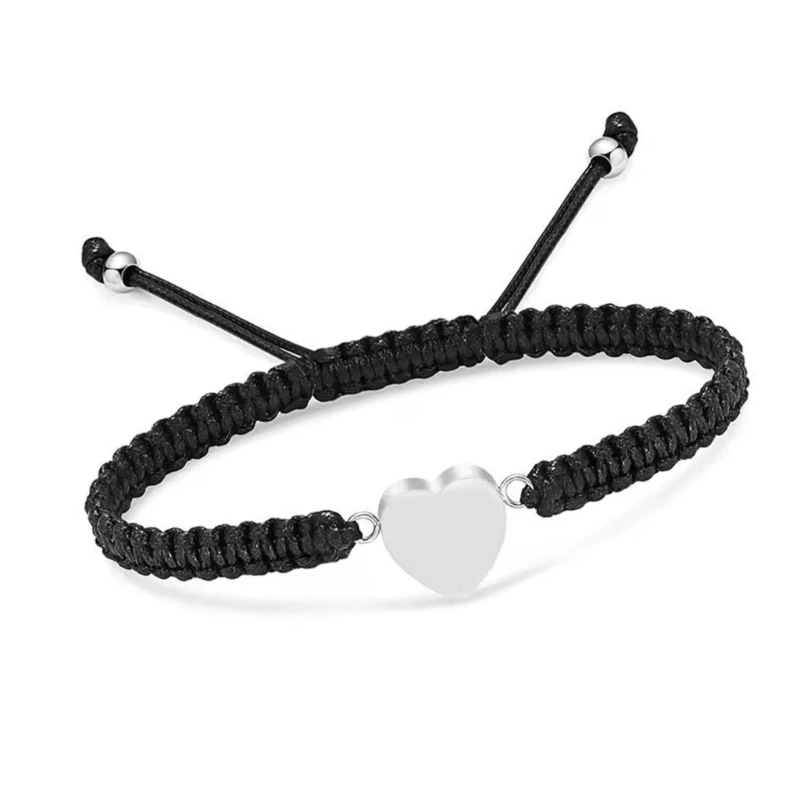 رماد القلب معصمه ميموريال جثث مجوهرات مربع غير رسمي ارتداء الصناديق حرق جثث جرة المجوهر #2