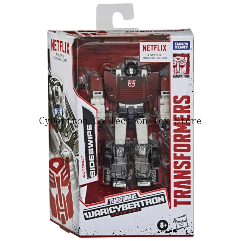 

[In Stock] Transformation Toys Netflix Limited Edition Sideswipe Deluxe Class 3C Articulated Action Figure Collectible