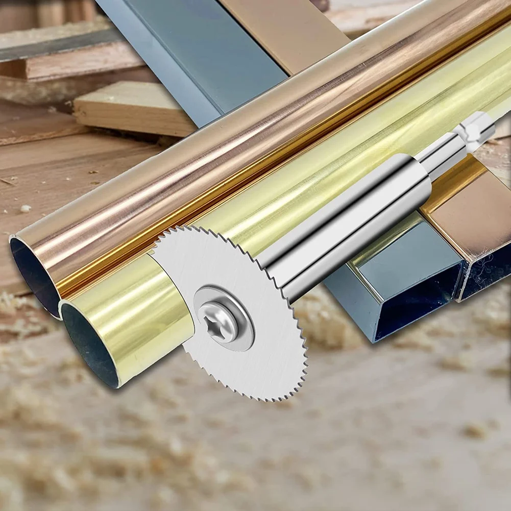 RTCX-PVC Pipe Inside Cutter, with 4Pcs Saw Blades,Plastic Pipe Cutter with 1/4 Inch Hexagonal Rod