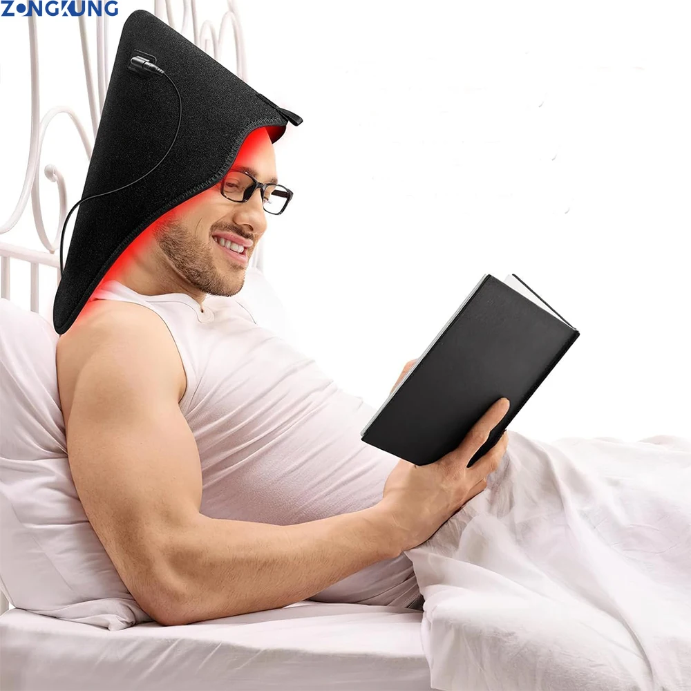 

ZONGKUNG Многофункциональная терапия красным и инфракрасным светом 660 нм 850 нм для ног, нейропатии, обертывания для обуви, пальцев, локтей, коленей, головы