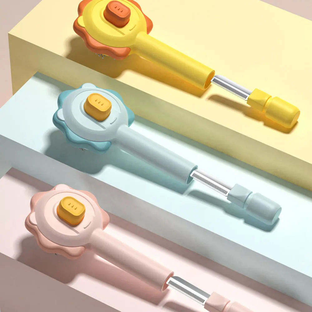 Professional Pet Hair Cleaner Brush, Needle Comb, Grooming Comb para gato e cachorro