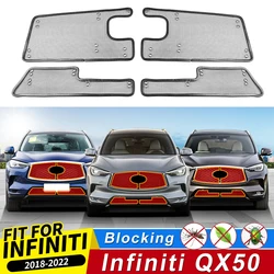 For Infiniti QX50 2022 2021 2020 2019 2018 Tuning Exterior upgrade Modification Accessories front grill Prevent Bugs Mosquitoes
