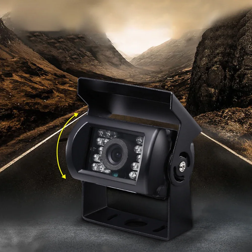 18 LED IR  Car Rear View 12V 24V Reversing Parking Backup Camera IR Night Vision  Bus Truck Motorhome Van