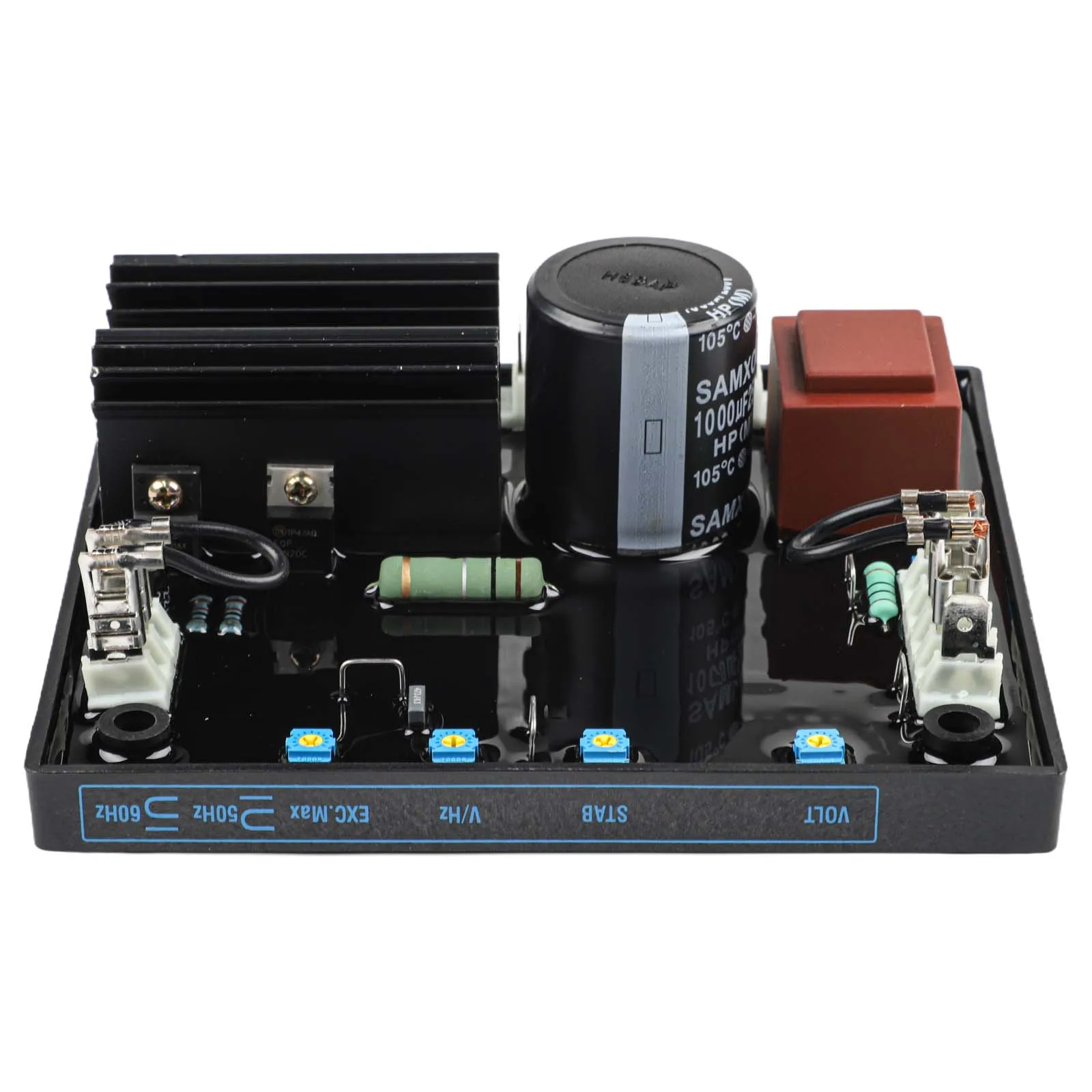 

Advanced AVR R438 for Leroy Somer Generator Voltage Regulation +/ 0 5% Easy Voltage Adjustment via Potentiometer