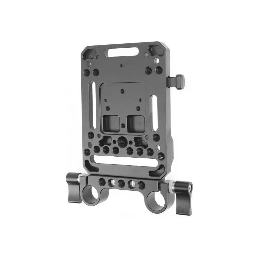 

Alvins V-Mount Battery Plate Быстросъемная пластина с двойным стержнем 15 мм M3 и M4 и отверстием для резьбы 1/4 дюйма Универсальное решение для электропитания