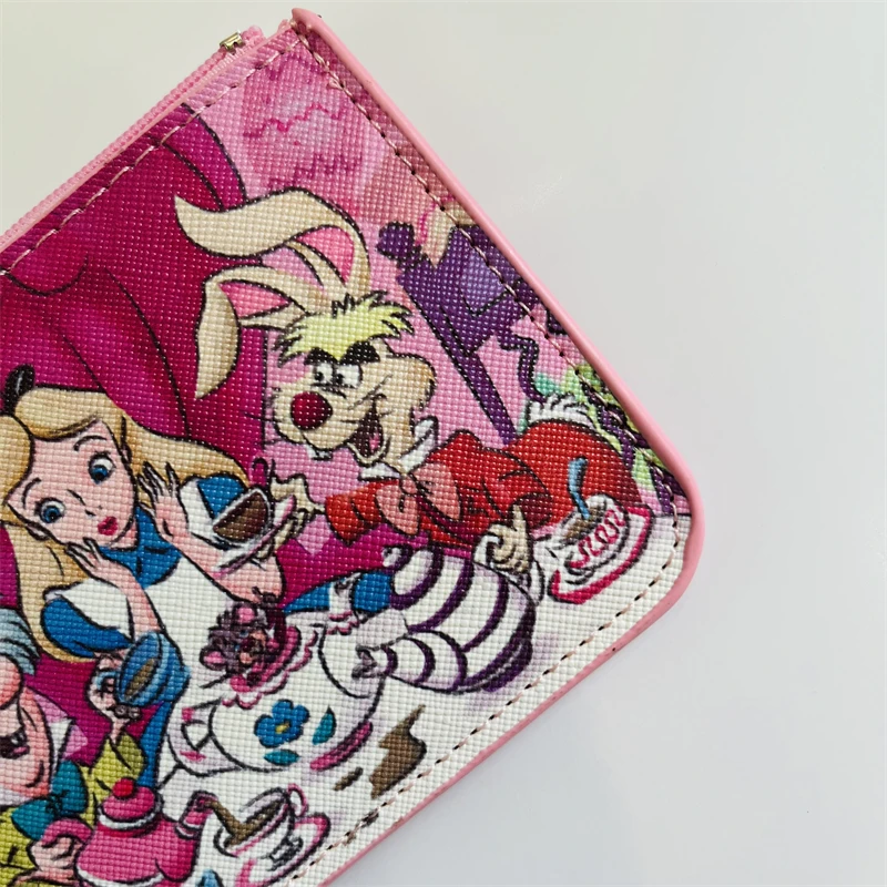 Disney Princess Anime Card Holder Cartoon Storage Bags Coin Wallet Handbag Kid Girl Birthday Gift