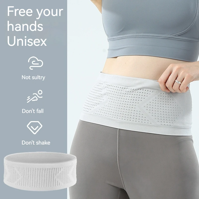 

Sports Waist Pack Unisex Multifunctional Outdoor Running Fitness Breathable Belt Bag Invisible Marathon Non-Shaking Elasticity