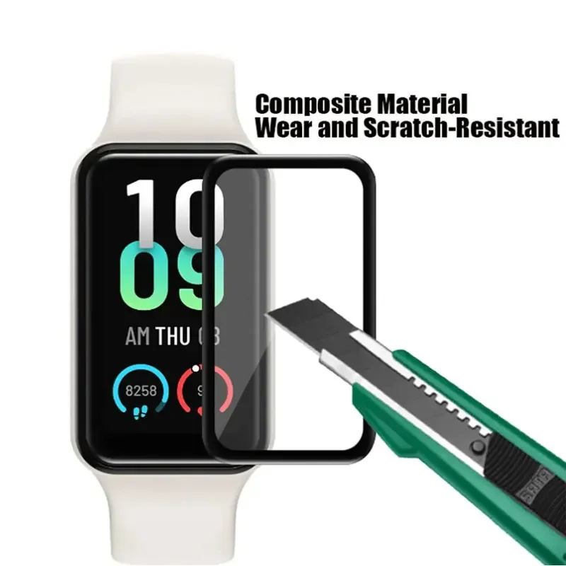 Beschermend Zacht Glas Voor Huawei Horloge Fit 2 Screen Protector 3D Gebogen Rand Beschermfolie anti-kras Voor Huawei Band 6 7 8