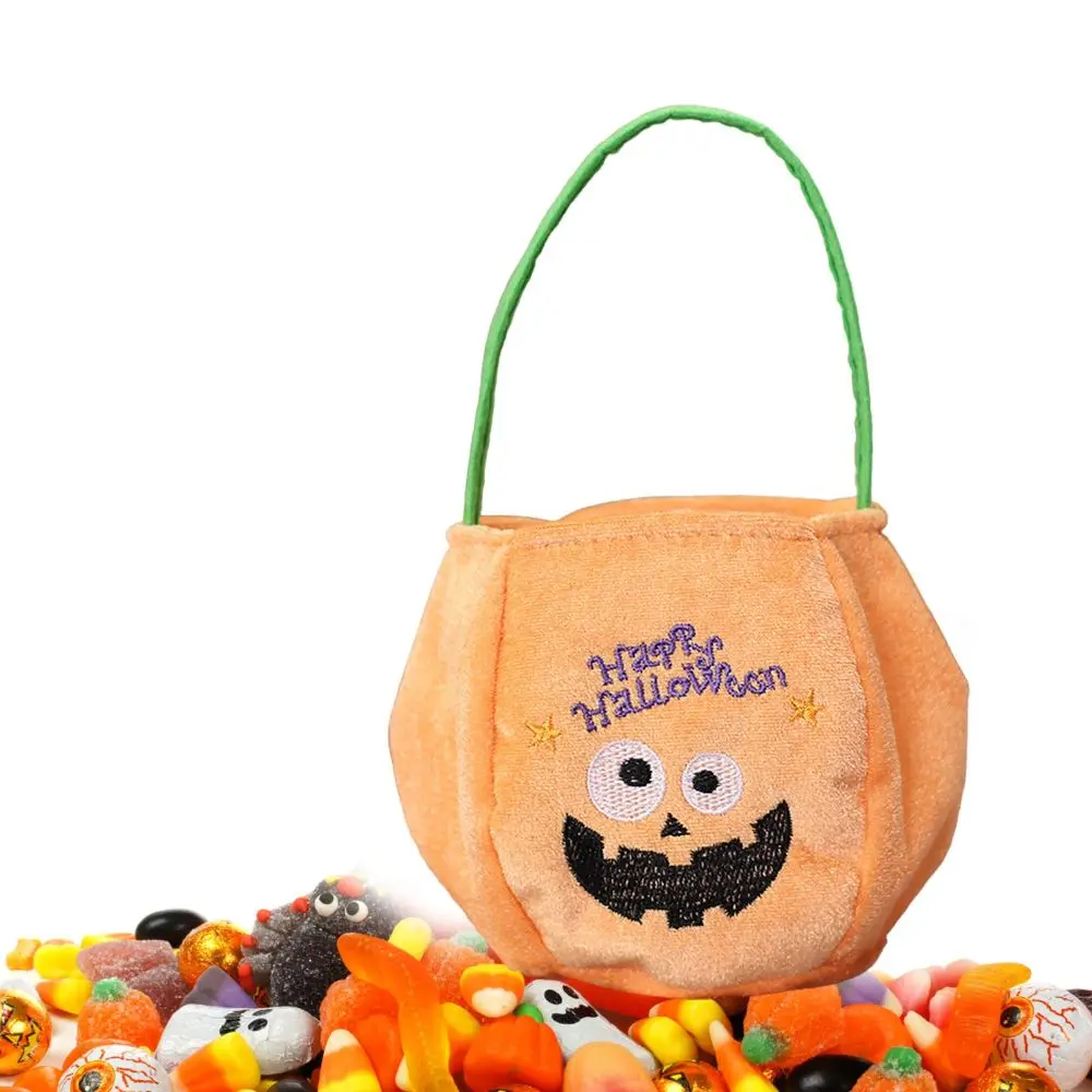 Cesta de regalo de fiesta de murciélago, bolsa de botín de truco o trato de calabaza, bolsa de dulces, bolso de mano de Halloween, bolsas de mano