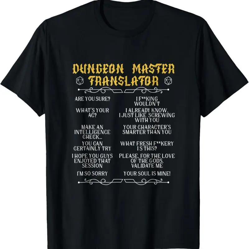 Gaming Master Board Game Role Playing Player Dungeon T Shirt
