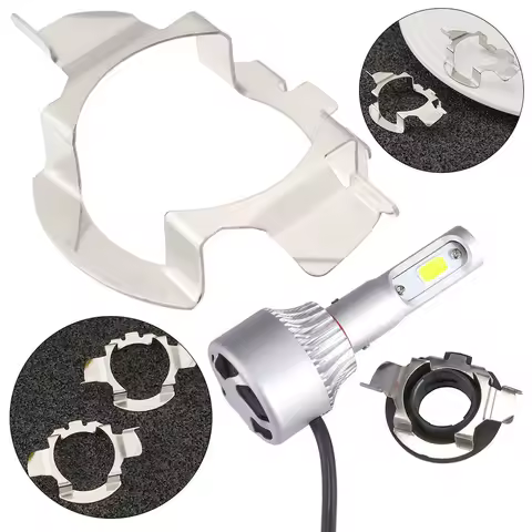 Auto Deck Adapter Headlight Base Bulb Headlamp Retainer H7 LED Holder For Benz BMW Audi VW Buick