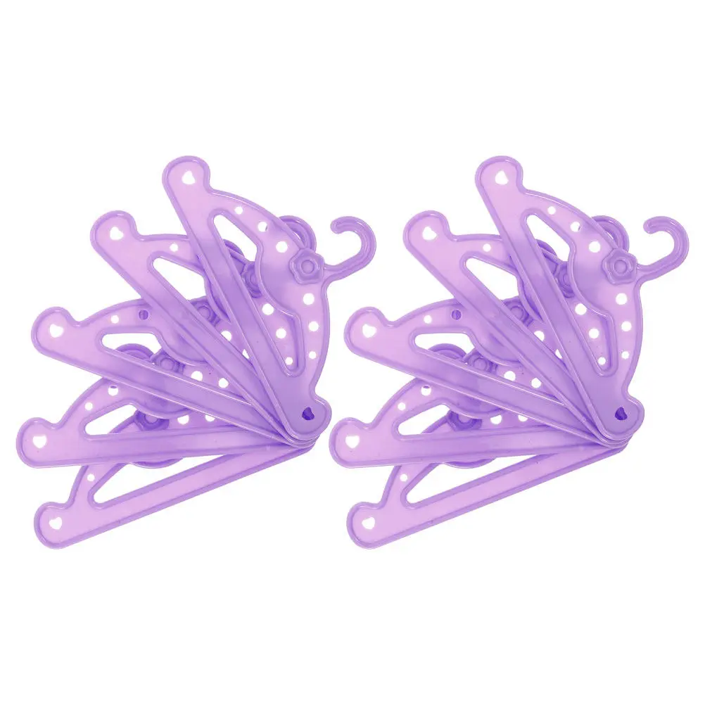 

10 шт. мини-вешалок для одежды, устойчивые держатели для одежды, аксессуары для организации хранения в шкафу, вешалки для одежды на 18 дюймов