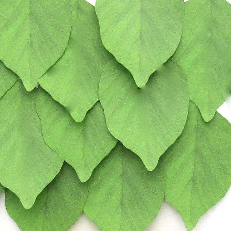 50pcs Leaf Shaped Sticker Notebook Self Adhesive Notepad School Office Supplies And Stationery Message Pad