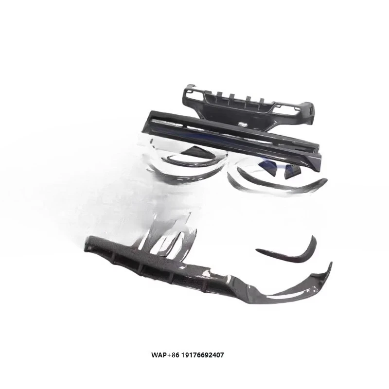 

Auto Parts GLC43 63 SUV Upgrade TOPCAR Body Kit Front Lip Air Vent Side Skirt Rear Spoiler Carbon Fiber