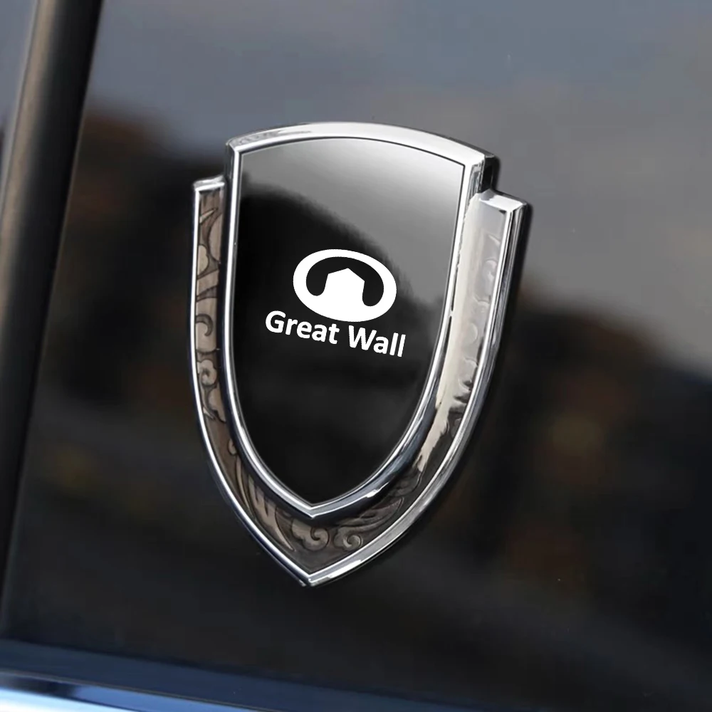 For Great Wall Hover H5 H3 Safe M4 Wingle 5 Deer 3D Metal Sticker Car Body Badge Shield Car Side Fender Sticker Auto Styling