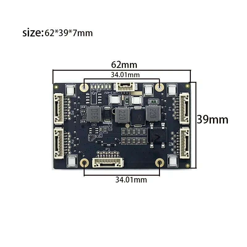 Mini 5port 10/100/1000M industrial ethernet switch module 9v-48v can pss certification all CCC CE FCC