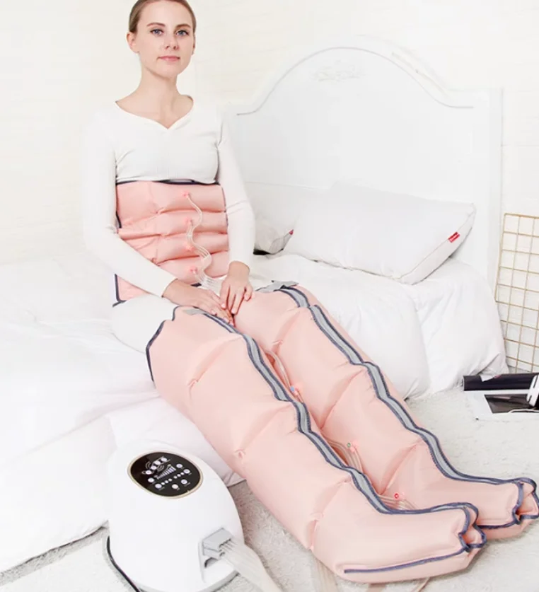 Pressotherapy Air Compression Leg Foot Massager Vibration Infrared Therapy Arm Waist Pneumatic Air wave pressure machine