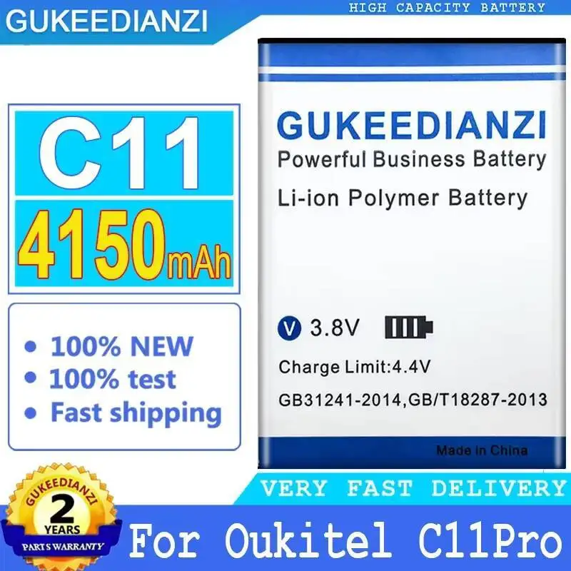 

Mobile Phone Battery For Oukitel C11 Pro Durable 4150Mah High Compatibility