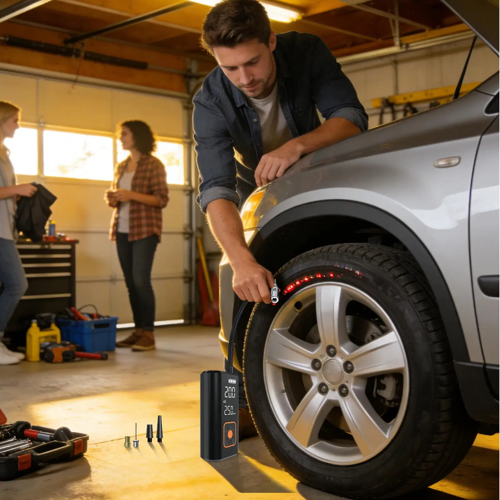 portable-air-compressor-digital-display-rechargeable-cordless-motorcycle-inflator-with-digital-gauge-for-truck-bike-motorcycle