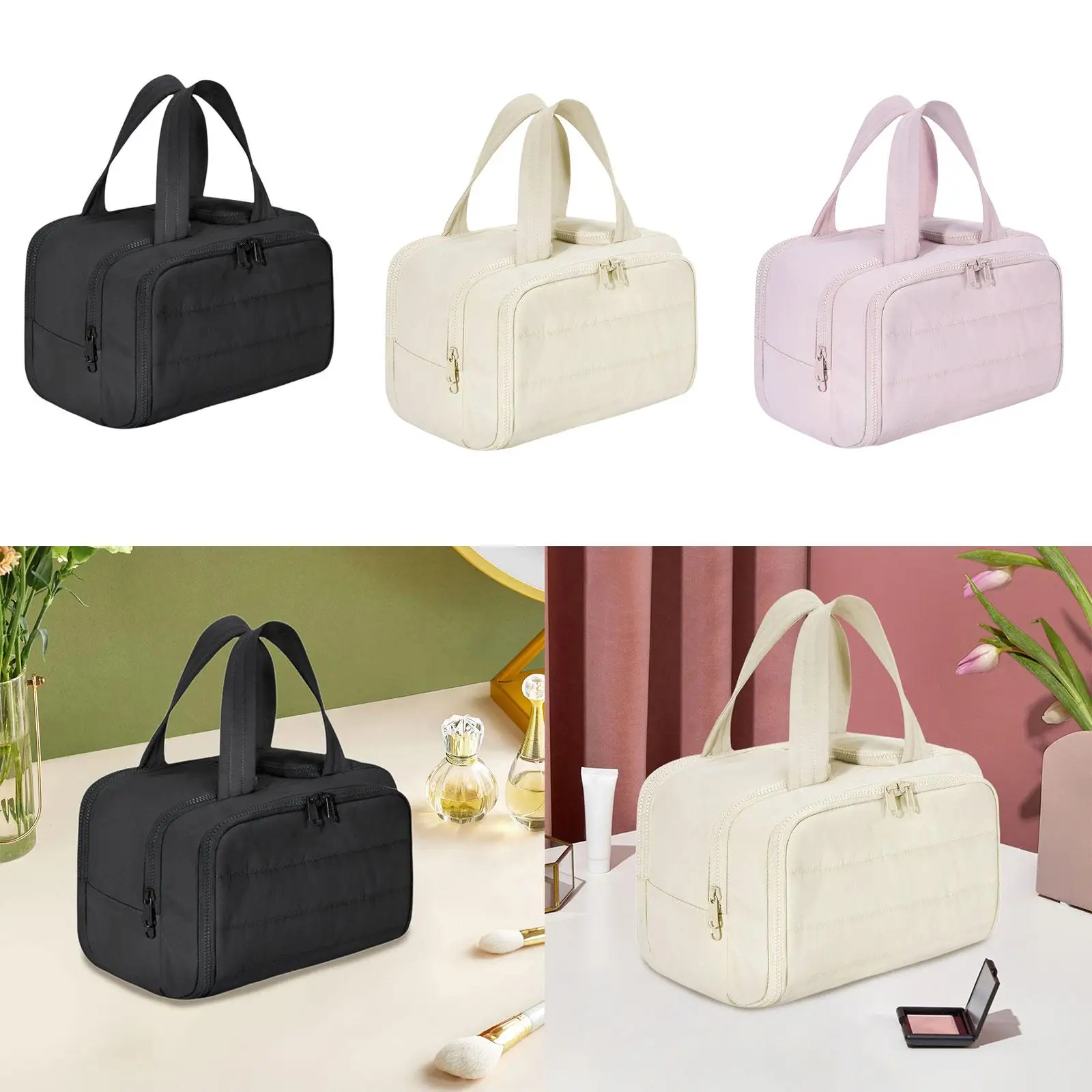 Travel Toiletry Bag Makeup Bag for Lipstick Eyebrow Pencil Eyeshadow