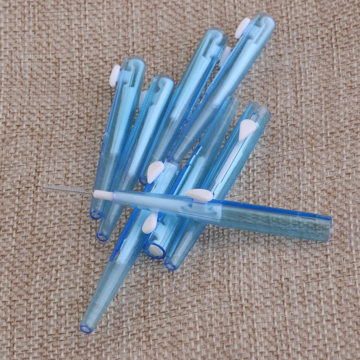 8 pezzi interdentali per la pulizia delle lacune dei denti strumento per l'igiene orale dentale spazzola interdentale ortodontica igiene