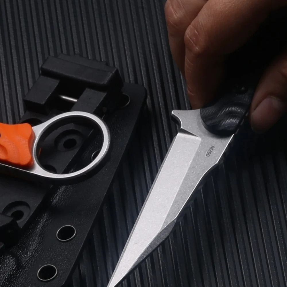 Practical Tactical 440c Steel Blade G10 Handle TOOR Fixed Blade Knife EDC Hunting Camping Multi-fuctional Knives with K Sheath