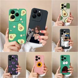 For Infinix Hot 40 Pro 40i 40 i Cases Back Cover Luxury Butterfly Boy Protective Matte Soft Silicone For Infinix Hot40Pro Fundas