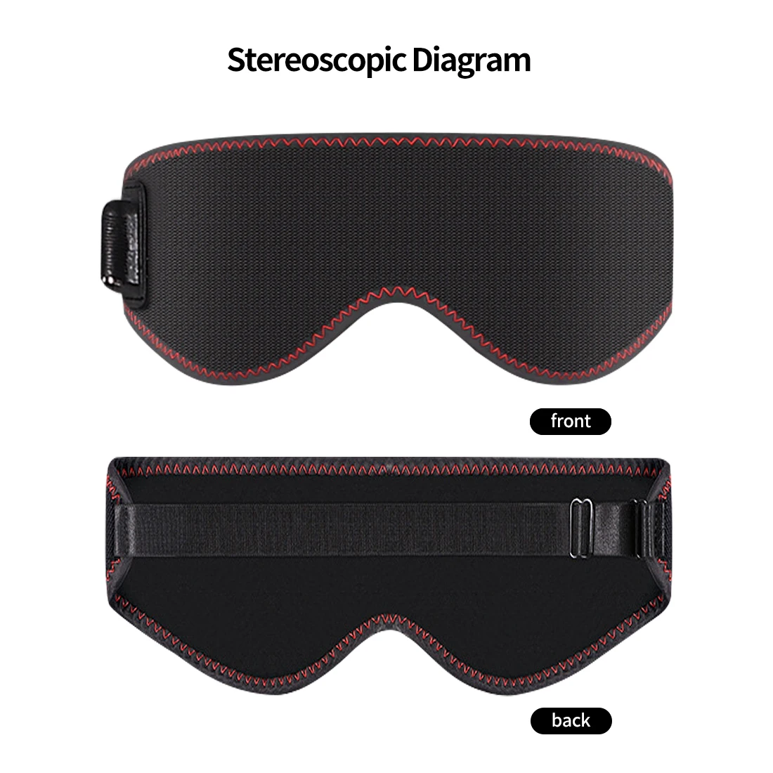 Heated Eye Mask Eye Mask for Dry Eyes with 3 Heat Levels Hot Compress Warm Compress Heating Pad for Sleep Dark Circles