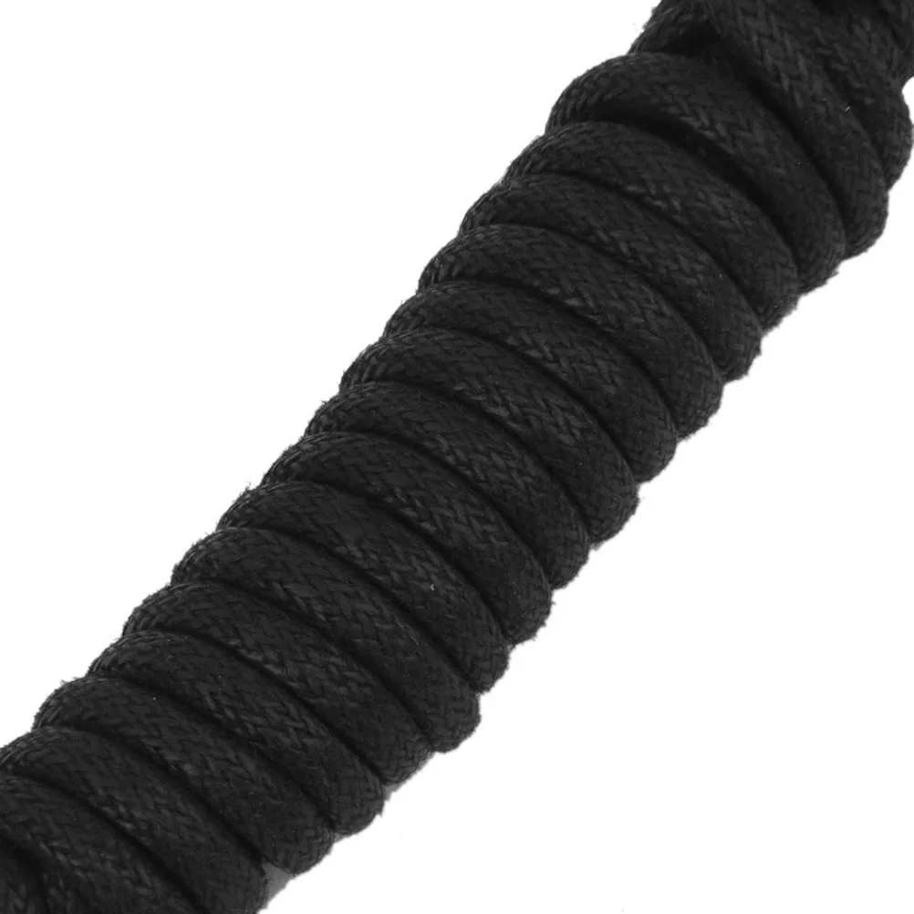 

3Mm Cotton Round Shoelaces Black For Brogues Shoes Durable Waxed Black Laces Shoelace Waxed Cotton Shoelace